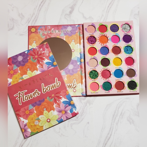 Xime Beauty Flower Bomb 24 Color Eyeshadow Palette - Picture 1 of 5